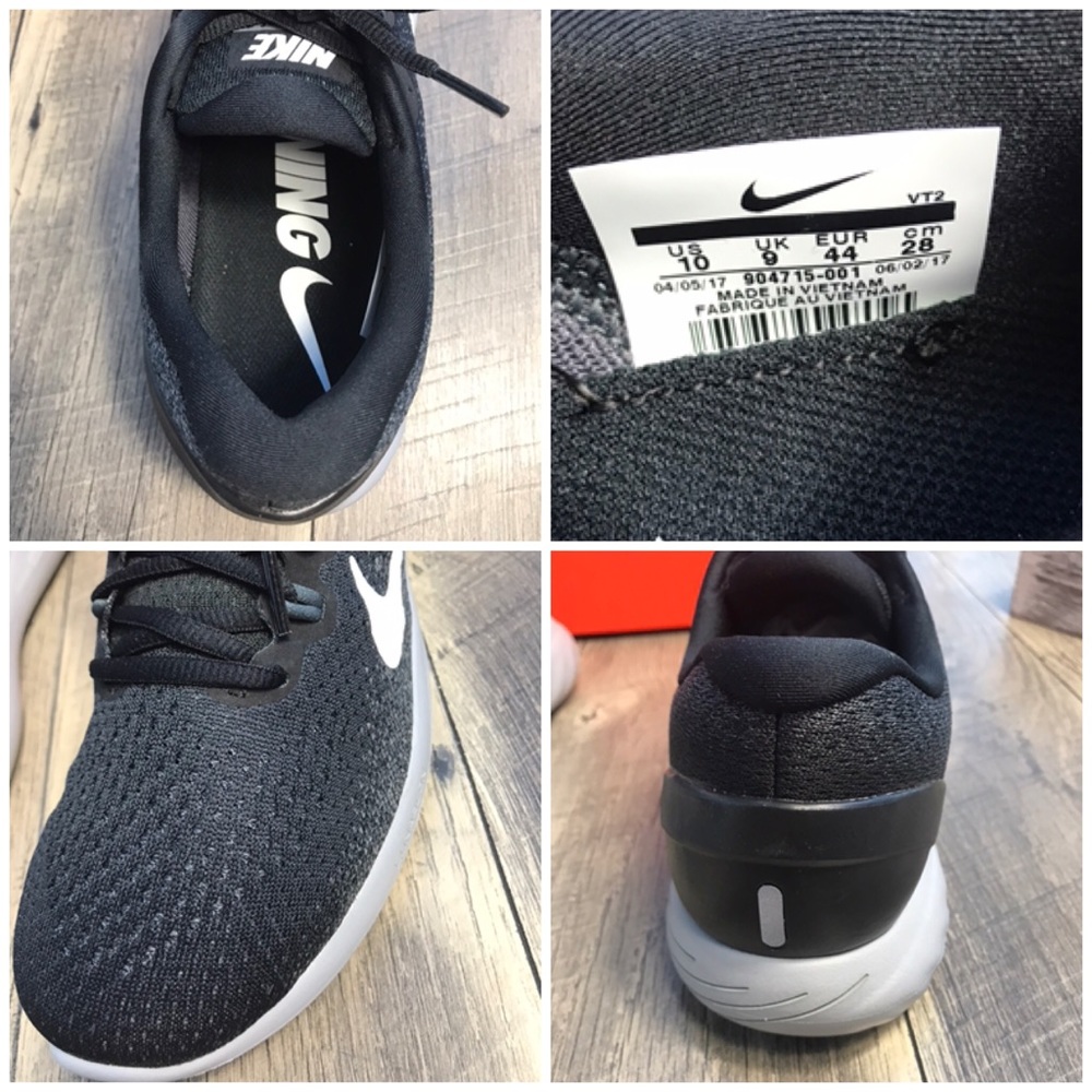 NWT Nike Lunarglide 9 Black M AUTHENTIC - Picture 8 of 8